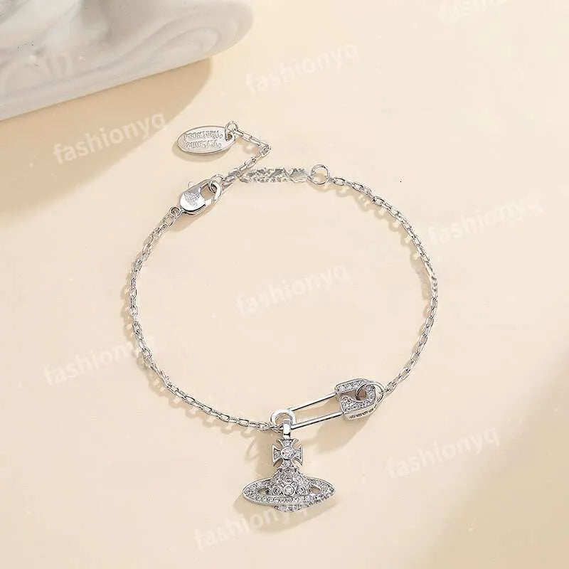 Designer Necklaces Planet Necklaces Sier Gold Moissanite Colorful Necklace Saturn Necklace Royal Party Designer Jewelry