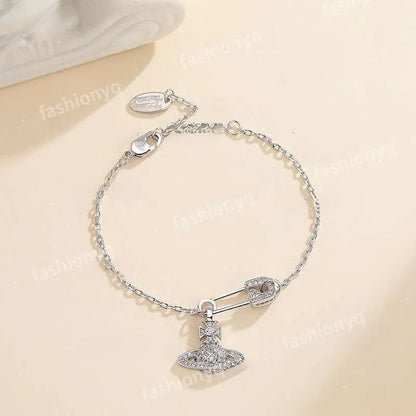 Designer Necklaces Planet Necklaces Sier Gold Moissanite Colorful Necklace Saturn Necklace Royal Party Designer Jewelry