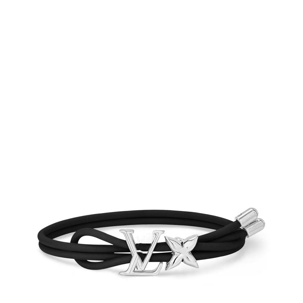 Designer Bracelet Women Vintage Letter Leather Clover Bracelet 925 Silver Plated Cuban Charm Bracelet Accessories Louise Bracelet Birthday Gift