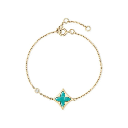 Designer Bracelet Women Vintage Letter Leather Clover Bracelet 925 Silver Plated Cuban Charm Bracelet Accessories Louise Bracelet Birthday Gift