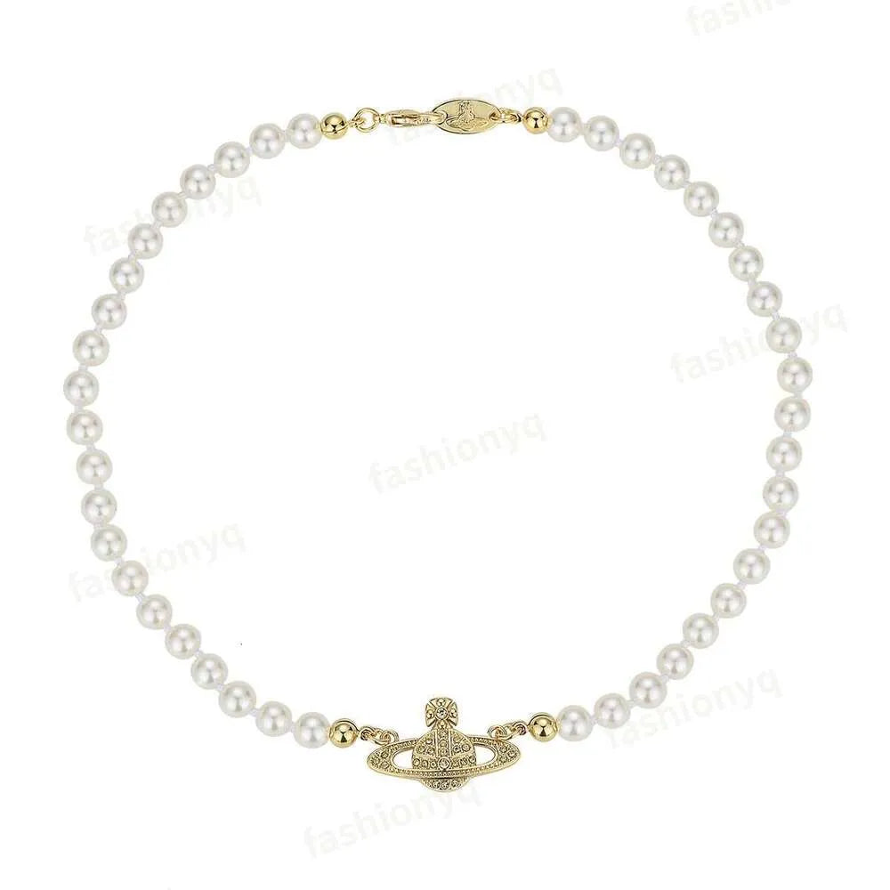 Designer Necklaces Planet Necklaces Sier Gold Moissanite Colorful Necklace Saturn Necklace Royal Party Designer Jewelry