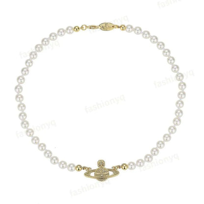 Designer Necklaces Planet Necklaces Sier Gold Moissanite Colorful Necklace Saturn Necklace Royal Party Designer Jewelry