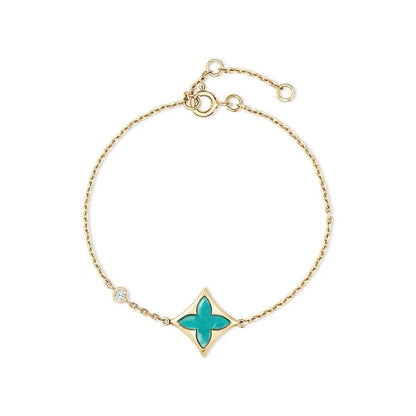 Designer Bracelet Women Vintage Letter Leather Clover Bracelet 925 Silver Plated Cuban Charm Bracelet Accessories Louise Bracelet Birthday Gift